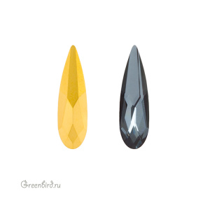 Swarovski 4331 Капля 15 мм, золото (#001AUR), 1 шт.