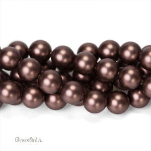 Жемчуг 8 мм #5810 Velvet Brown (#951)
