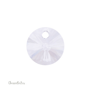 6428 подвеска Mini Disk Pendant 8mm – Crystal (#001)