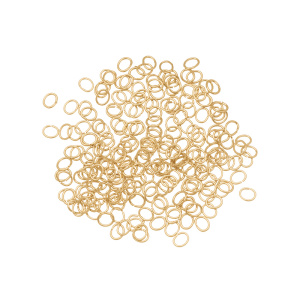Соединительные кольца 2x2,5 мм, толщ. 0,3 мм, цвет золото, уп. 1 г (#CN-RG-017G)