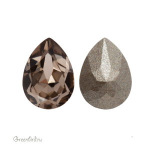 Swarovski 4320 Капля 6х4 мм, греж (серо-бежевый) (#284), 1 шт.