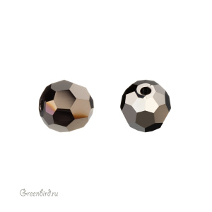 Swarovski 5000 Бусина круглая 6 мм, светло-золотистый 2X (#001MLGLD2), 1 шт.