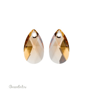 Swarovski 6106 подвеска Капля 16 мм, светлый колорадский топаз (#246), 1 шт.