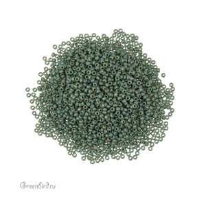 Бисер MIYUKI Круглый 15/0 Frost Glaze непрозрачный радужный (#4700)