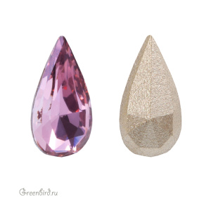 Swarovski 4322 Капля 10х5 мм, античный розовый (#001ANTP), 1 шт.