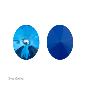 Swarovski 4122 Овал Риволи 18x13,5 мм, королевский синий делайт (#001L110D), 1 шт.