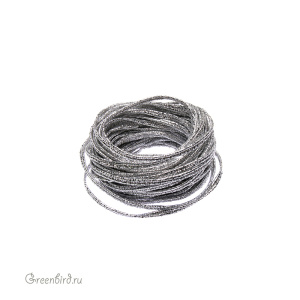 Сутаж Textured Silver, 5 метров (ST1580-144)