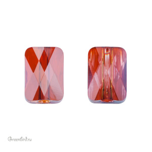 5055 Бусина Mini Rectangle Bead 8x6mm – Red Magma (#001REDM)