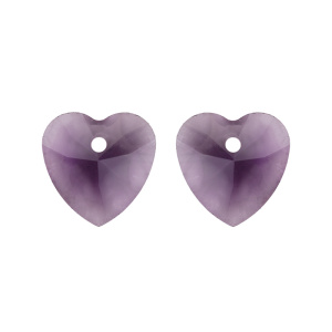 Crystalbird 6228 Подвеска Сердце 10 мм, аметист (#204), 1 шт.