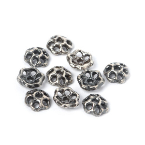 "Мхи и травы", чашечка, ант. серебро, 1 шт. (#С2804)