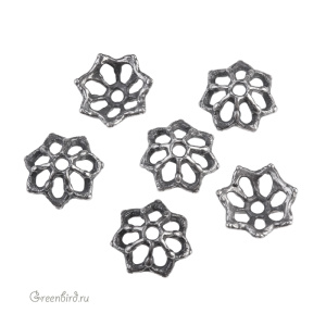 "Время рыцарей", чашечка, ант. серебро, 1 шт. (#С1302)