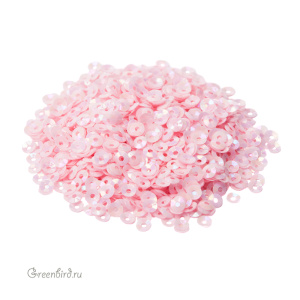 Пайетки 3мм чаша Rosa Confetto (#562)