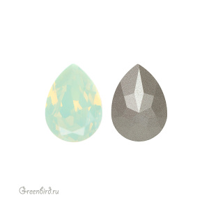 4320 Pear Fancy Stone 14х10 мм – Chrysolite Opal (#294)