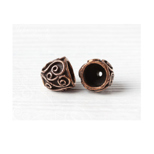 Концевик, ант. бронза, 1 шт. (#2955)