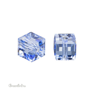 5601 Бусина Cube 4mm - Light Sapphire (#211)