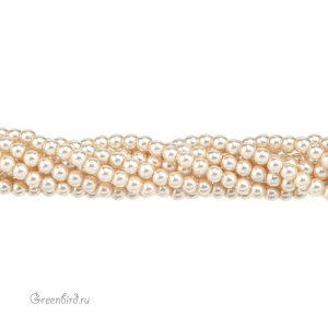 Swarovski 5810 Жемчуг 2 мм, светло-золотой (#539), уп. 50 шт.