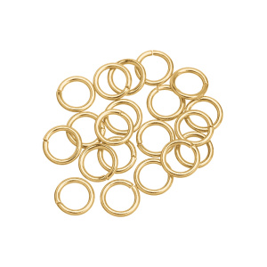 Соединительные кольца 7 мм, толщ. 1 мм, золото, уп. 20 шт. (#CN-RG-016G)