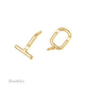 Замок-тоггл, 35 мм, золото, 1 шт. (#SV1701-T35)