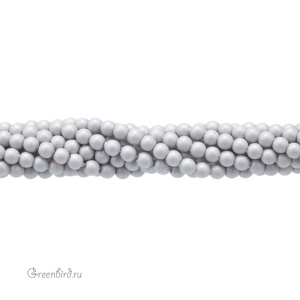 Swarovski 5810 Жемчуг 2 мм, пастельно-серый (#968), уп. 50 шт.