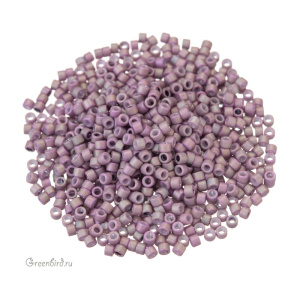 Бисер TOHO Aiko 11/0 непр. матовый, радужная сладкая слива (#1634F), 4,5 г