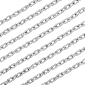 Цепочка фигурная, прямоугольные звенья, родий, 30 см (#SVA-Chain-115R) Цепочка фигурная, прямоугольные звенья, родий, 30 см (#SVA-Chain-115R)