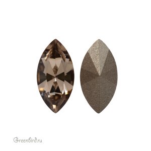 Swarovski 4228 Наветт 10х5 мм, греж (серо-бежевый) (#284), 1 шт.