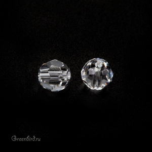 Swarovski 5000 Бусина круглая 5 мм, прозрачный (#001), 1 шт.