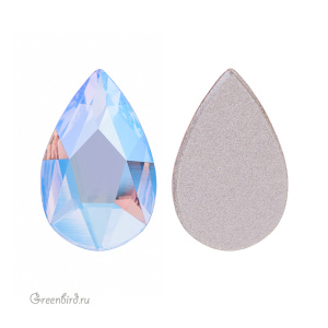 Swarovski 2303 Клеевые стразы Капля 14х9 мм, винтажный розовый с мерцанием (#319SHIM), 1 шт.