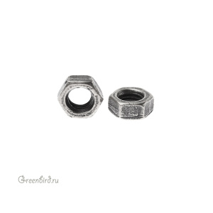 "Стимпанк", бусина, ант. серебро, 1 шт (#С1403)