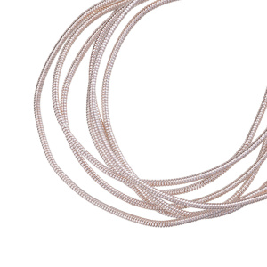 Канитель жесткая 1,25 мм, розовое золото (EMB1439C)