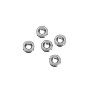 Бусина-разделитель "Шайба", 5х2,7 мм, родий, уп.5 шт. (#SVABM-25R)