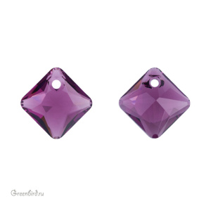 6431 подвеска Princess Cut 11,5 mm – Amethyst (#204)