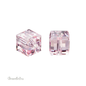 5601 Бусина Cube 4mm - Light Rose (#223) 5601 Бусина Cube 4mm - Light Rose (#223)