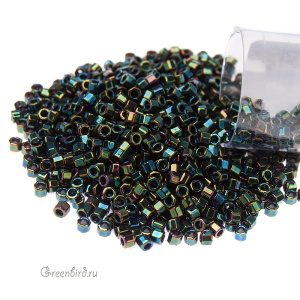 Бисер MIYUKI Delica Hex Cut шестиугольный 11/0 (#3), 4,5 г