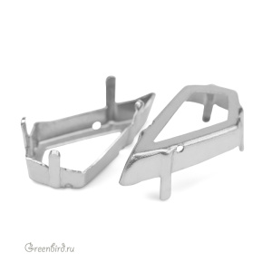 4731 Оправа для Kite Fancy Stone 23х11,5 мм, томпак/родий