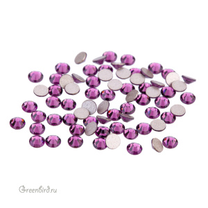 Swarovski 2058 Клеевые стразы круглые SS9, аметист (#204), уп. 72 шт.