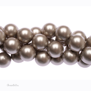 Swarovski 5810 Жемчуг 10 мм, платиновый (#459), уп. 10 шт.