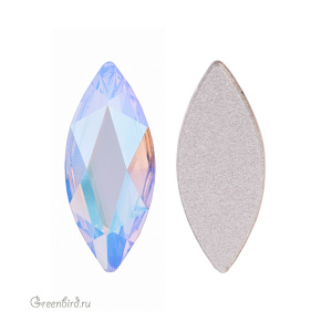 Swarovski 2201 Клеевые стразы Маркиз 14х6 мм, винтажный розовый с мерцанием (#319SHIM), 1 шт.