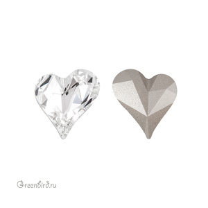 4809 Asymmetrical Heart Fancy Stone 13x12 мм – Crystal (#001) 4809 Asymmetrical Heart Fancy Stone 13x12 мм – Crystal (#001)