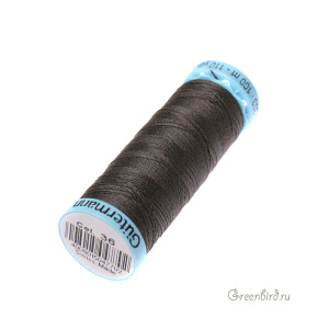 Шелковая нить Gutermann S303, 100м, графит (#36)
