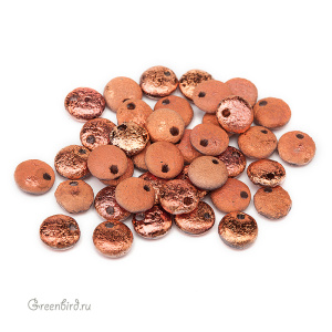 Lentils 6mm со смещенным отверстием – Crystal/Sunset Full, 5 гр (#00030/27183)