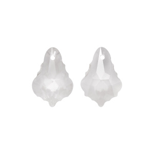 Crystalbird 6090 подвеска Барокко 16 мм, Crystal Silver Shade (#001SS), 1 шт.