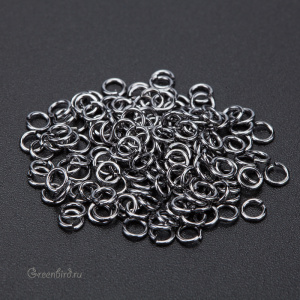 Соединительные кольца 4 мм, gunmetal (#SVA-Rings-004T)