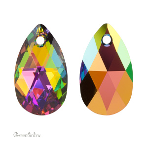 6106 подвеска Pear Shaped 22mm – Vitrail Medium (#001VM)