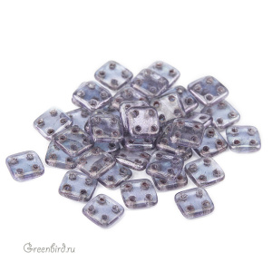 QuadraTile 6mm, Luster Transparent Amethyst, 5 гр (#LE00030) QuadraTile 6mm, Luster Transparent Amethyst, 5 гр (#LE00030)