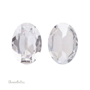 Swarovski 4120 Овал 18х13 мм, прозрачный сияющий (#001IGNIT), 1 шт.