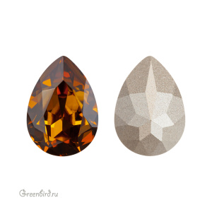 4320 Pear Fancy Stone 14х10 мм – Light Amber (#1002)