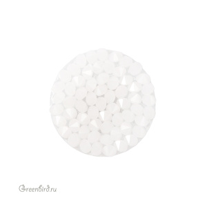 704453 Кристальная ткань Fine Rocks 15 мм – Transparent/White Alabaster (#010/281)