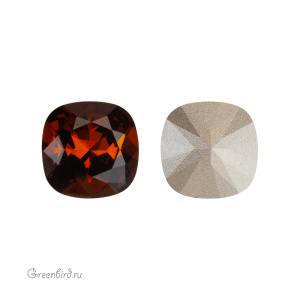4470 Cushion Square 12 мм – Smoked Amber (#1001)
