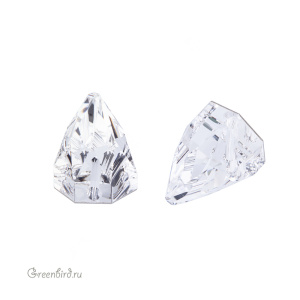 3297 Round Spike Sew-on Stone 10х10 мм – Crystal (#001)